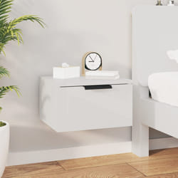 VidaXL 811389 Table de nuit et table de chevet Blanc