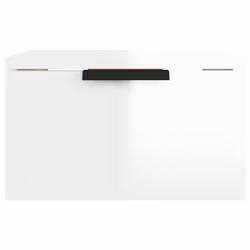 VidaXL 811389 Table de nuit et table de chevet Blanc
