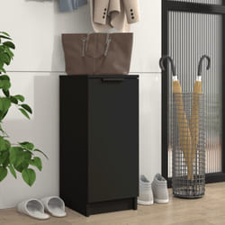 Vidaxl - Armoire à chaussures noir 30x35x70 cm bois d'ingénierie