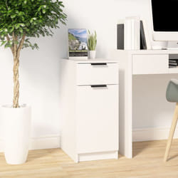 Vidaxl - Armoire de bureau Blanc 33,5x50x75 cm Bois d'ingénierie