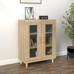 vidaXL Buffet chêne sonoma 69,5x34x90 cm bois d'ingénierie
