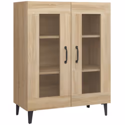 Ce buffet classique est destiné à être un supplément décoratif et pratique à votre maison. Matériau robuste : le bois d'ingén ...