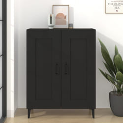 Vidaxl - Buffet Noir 69,5x34x90 cm Bois d'ingénierie