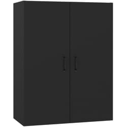Armoire suspendue Noir 69,5x34x90 cm Bois d'ingénierie Vidaxl