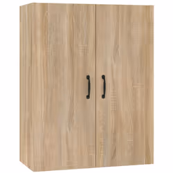 Cette armoire suspendue est destinée à optimiser l'espace mural et à décorer votre maison ! Matériau robuste : le bois d'ingé ...