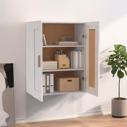 VidaXL 812294 étagères Bois Blanc - Vue supplémentaire 3