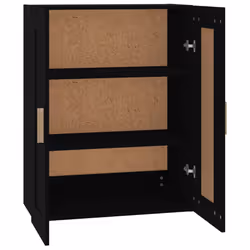 VidaXL 812295 étagères Bois Noir - Vue supplémentaire 6