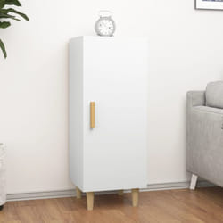 vidaXL Buffet Blanc 34,5x34x90 cm Bois d'ingénierie