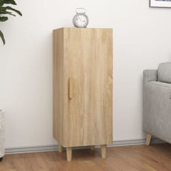 vidaXL Buffet Chêne sonoma 34,5x34x90 cm Bois d'ingénierie