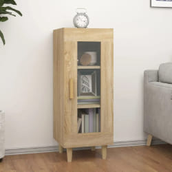 vidaXL Buffet Chêne sonoma 34,5x34x90 cm Bois d'ingénierie