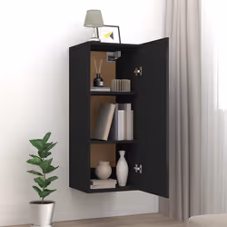VidaXL 812439 étagères Bois Noir