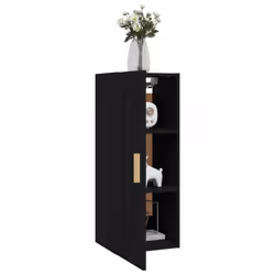 VidaXL 812466 étagères Bois Noir - Vue supplémentaire 4
