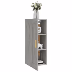 VidaXL 812469 étagères Bois Gris - Vue supplémentaire 4