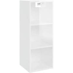 Vidaxl - Armoire murale Blanc brillant 34,5x32,5x90 cm Bois d'ingénierie