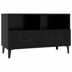 VidaXL 812592, Noir, Bois, Bois, 800 mm, 360 mm, 500 mm