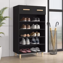 Gardez vos chaussures sans encombrement et créez un environnement bien rangé avec cette armoire à chaussures scandinave minim ...