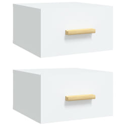 VidaXL 812835 Table de nuit et table de chevet Blanc