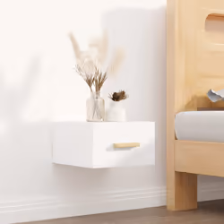 VidaXL 812835 Table de nuit et table de chevet Blanc