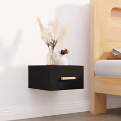 VidaXL 812836 Table de nuit et table de chevet Noir