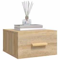 VidaXL 812840 Table de nuit et table de chevet Chêne - Vue supplémentaire 4