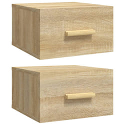 VidaXL 812841 Table de nuit et table de chevet Chêne