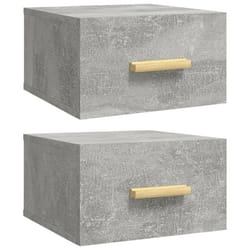 VidaXL 812843 Table de nuit et table de chevet Couleur du béton