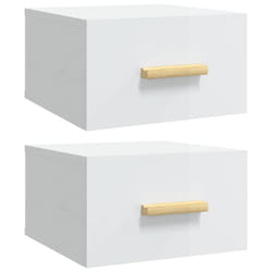 VidaXL 812847 Table de nuit et table de chevet Blanc