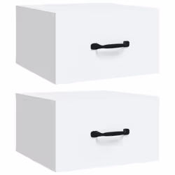 VidaXL 812853, Blanc, Bois, 350 mm, 350 mm, 200 mm, 2 pièce(s)