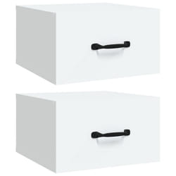 VidaXL 812853 Table de nuit et table de chevet Blanc