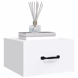 VidaXL 812853 Table de nuit et table de chevet Blanc - Vue supplémentaire 4
