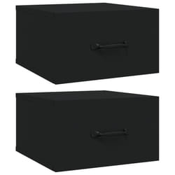 VidaXL 812855 Table de nuit et table de chevet Noir