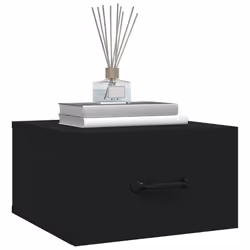 VidaXL 812855 Table de nuit et table de chevet Noir - Vue supplémentaire 4