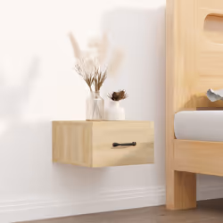 VidaXL 812858 Table de nuit et table de chevet Chêne - Vue supplémentaire 2