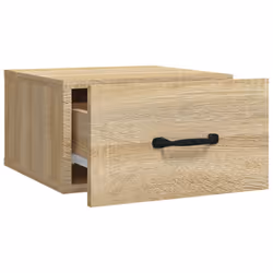 VidaXL 812858 Table de nuit et table de chevet Chêne - Vue supplémentaire 6