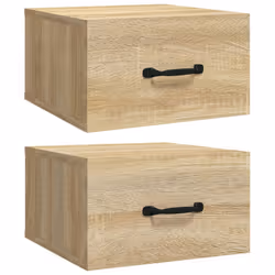 VidaXL 812859, Chêne, Bois, 350 mm, 350 mm, 200 mm, 2 pièce(s)