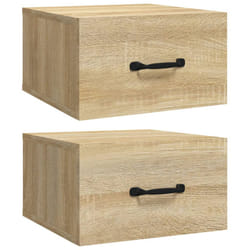 VidaXL 812859 Table de nuit et table de chevet Chêne