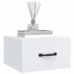 VidaXL 812864 Table de nuit et table de chevet Blanc - Vue supplémentaire 3
