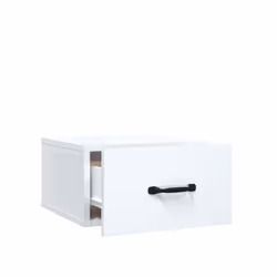 VidaXL 812864 Table de nuit et table de chevet Blanc - Vue supplémentaire 4