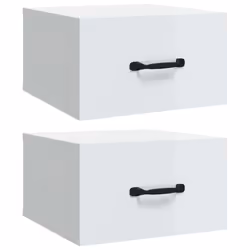 VidaXL 812865, Blanc, Bois, 350 mm, 350 mm, 200 mm, 2 pièce(s)