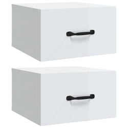 VidaXL 812865 Table de nuit et table de chevet Blanc