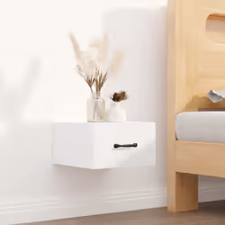 VidaXL 812865 Table de nuit et table de chevet Blanc