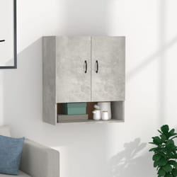 Vidaxl - Armoire murale Gris béton 60x31x70 cm Bois d'ingénierie