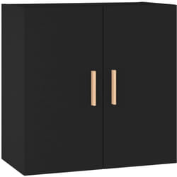 Vidaxl - Armoire murale Noir 60x30x60 cm Bois d'ingénierie