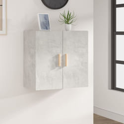 Vidaxl - Armoire murale Gris béton 60x30x60 cm Bois d'ingénierie