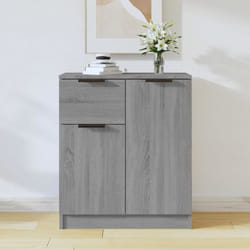 Buffet - VIDAXL - Sonoma - Bois dingénierie - 4 portes - 60x30x70 cm - Gris