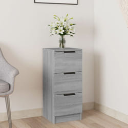 Buffet Sonoma gris 30x30x70 cm Bois d'ingénierie vidaXL