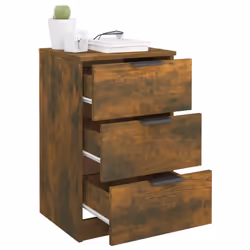 VidaXL 817052 Table de nuit et table de chevet Chêne - Vue supplémentaire 5