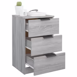 VidaXL 817053 Table de nuit et table de chevet Chêne - Vue supplémentaire 5
