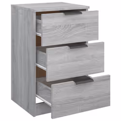 VidaXL 817053 Table de nuit et table de chevet Chêne - Vue supplémentaire 8