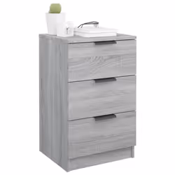 VidaXL 817054 Table de nuit et table de chevet Chêne - Vue supplémentaire 4